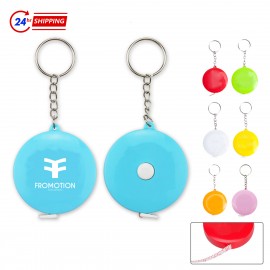 Round Tape Measure with Logo