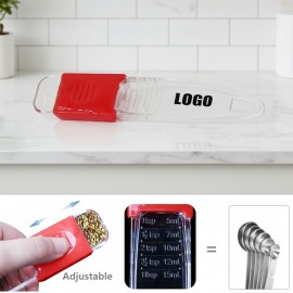 Custom 5-In-1 Adjustable Measuring Spoons