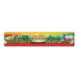 Promotional 12" Wide Plastic Ruler