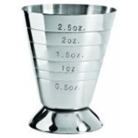 Personalized Stainless Steel Multi Level Jigger Cup