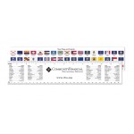 Promotional State Capital & State Flag 12" Ruler