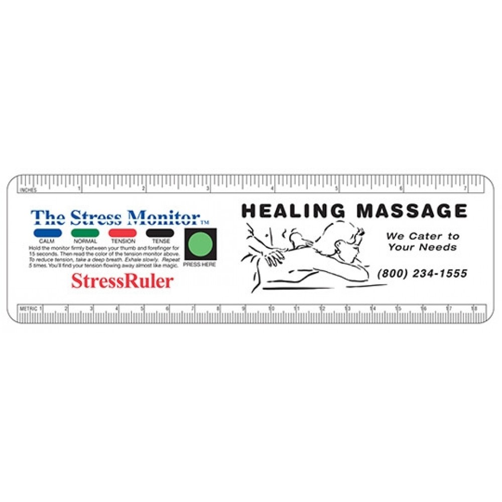 Promotional Stress/Tension Monitor and Ruler Promotional Stress/Tension Monitor and Ruler
