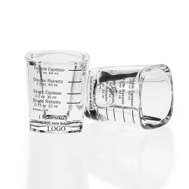 2 Oz Square Scale Coffee Mug with Logo