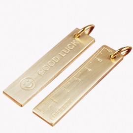 Personalized 6" Brass Ruler