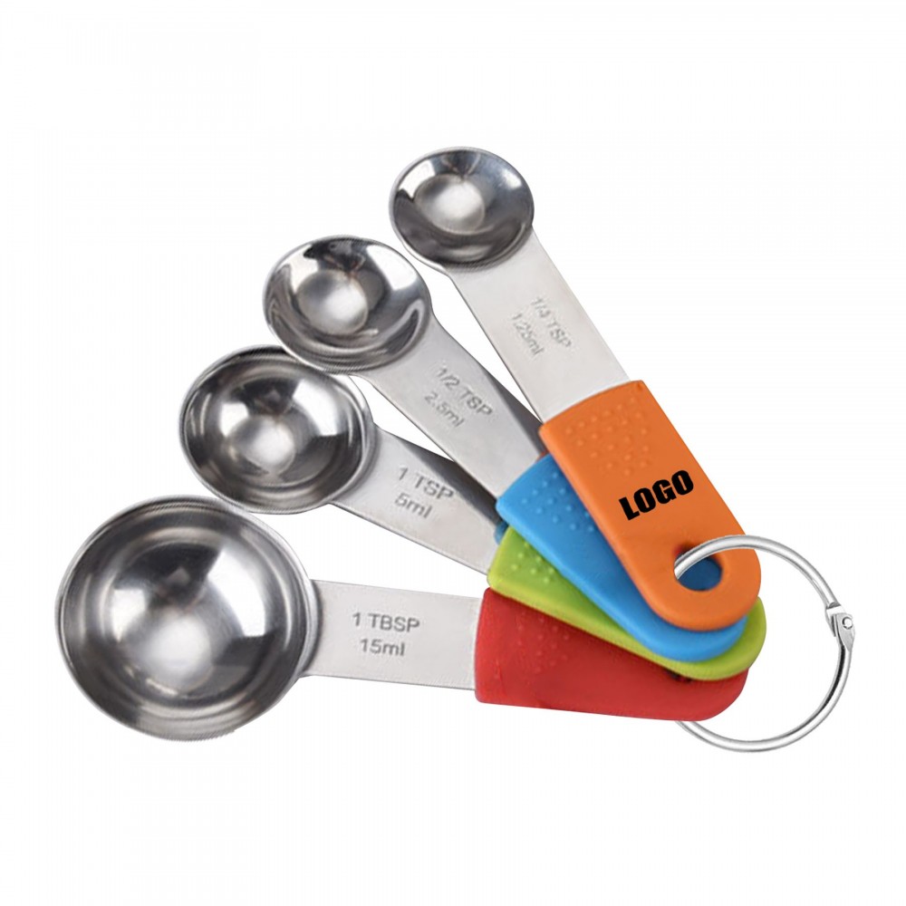 Stainless Steel Measuring Spoons Kits with Logo Stainless Steel Measuring Spoons Kits with Logo