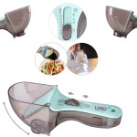 Customized Adjustable Silicone Measuring Spoon With Dual Imperial And Metric Measurements