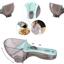 Customized Adjustable Silicone Measuring Spoon With Dual Imperial And Metric Measurements