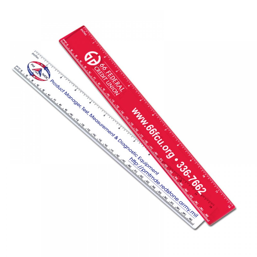 Logo Branded 12" Promotional Ruler