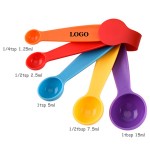 Plastic Measuring Spoons with Logo