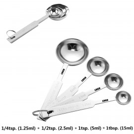 Promotional 4 IN 1 Stainless Steel Measuring Spoon  Promotional 4 IN 1 Stainless Steel Measuring Spoon
