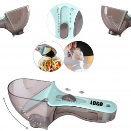 0OZ-4OZ Adjustable Measuring Spoon Cup with Logo