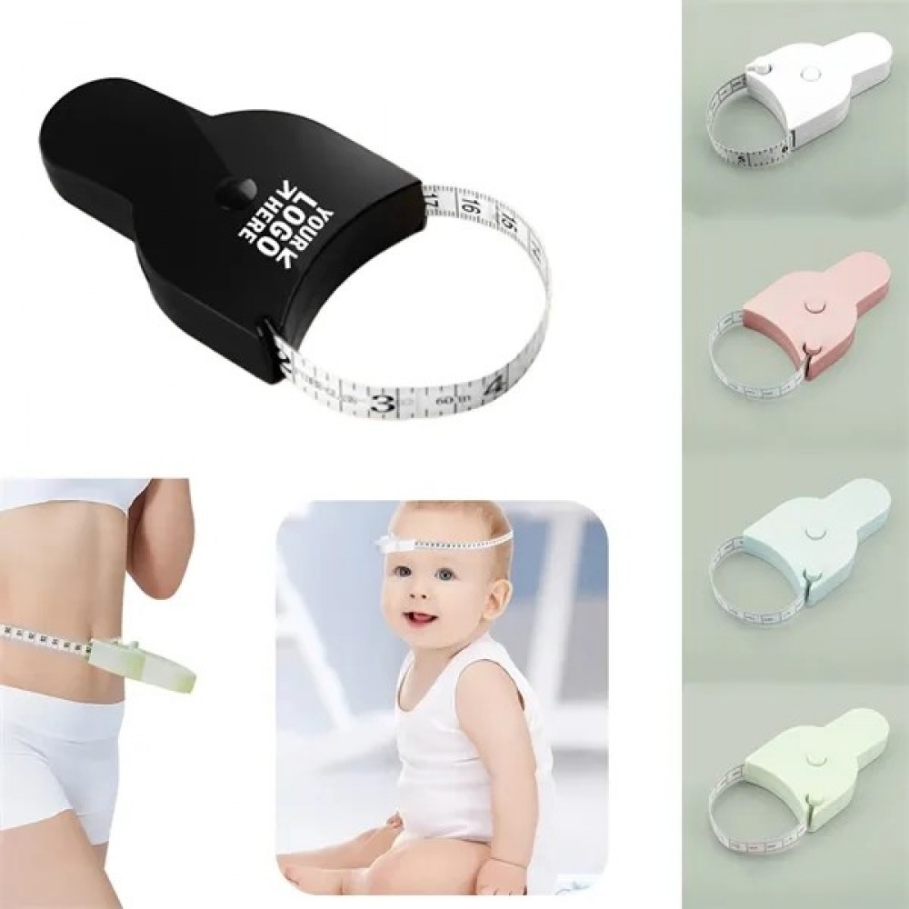 Portable Retractable Body Tape Measure w/ Dual Sides with Logo