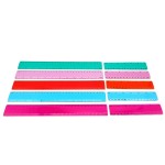Customized 6 inches Translucent Color Ruler
