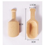 #6 Measuring Spoons Wood Spoons Wood Tea Spoons Milk Powder Spoons with Logo