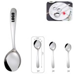 Promotional 7.16 Inch Silver Dessert Coffee Spoon