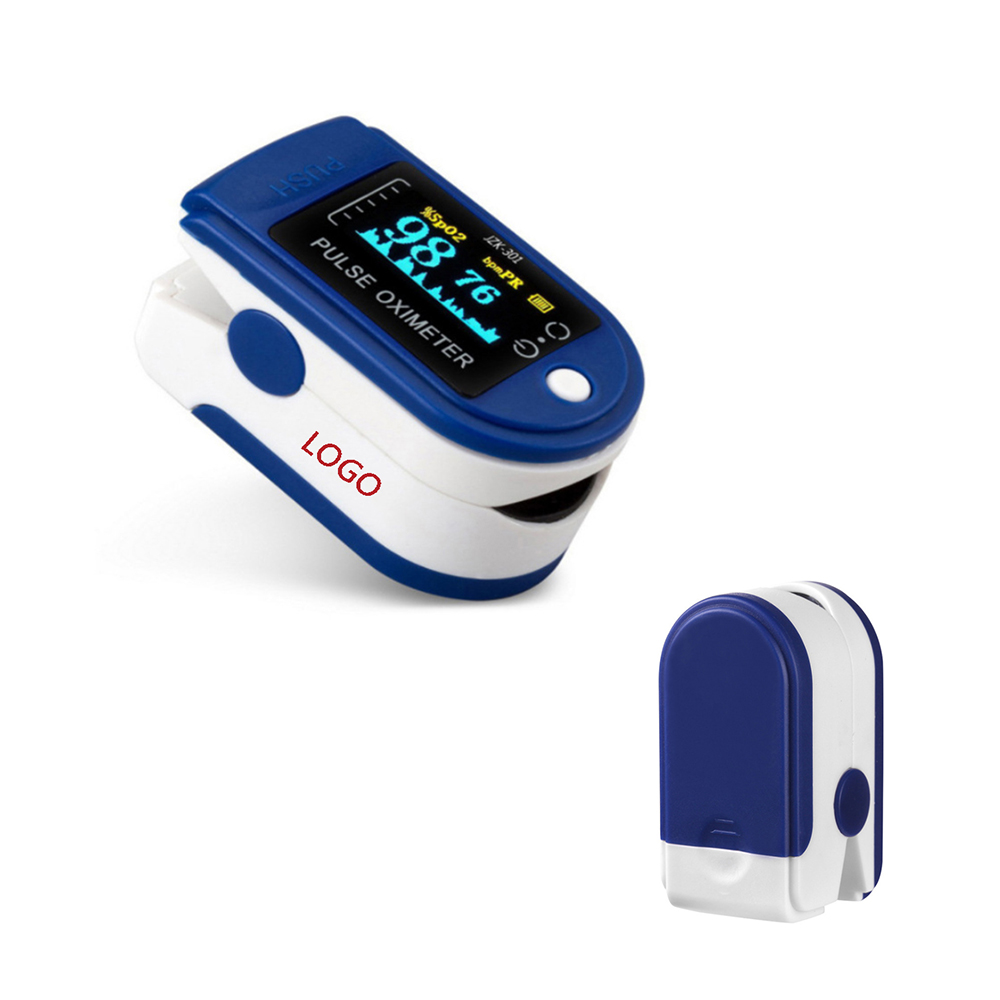 Blood oxygen saturation monitor with Logo
