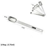 3/4 TSP. Stainless Steel Measuring Spoon with Logo