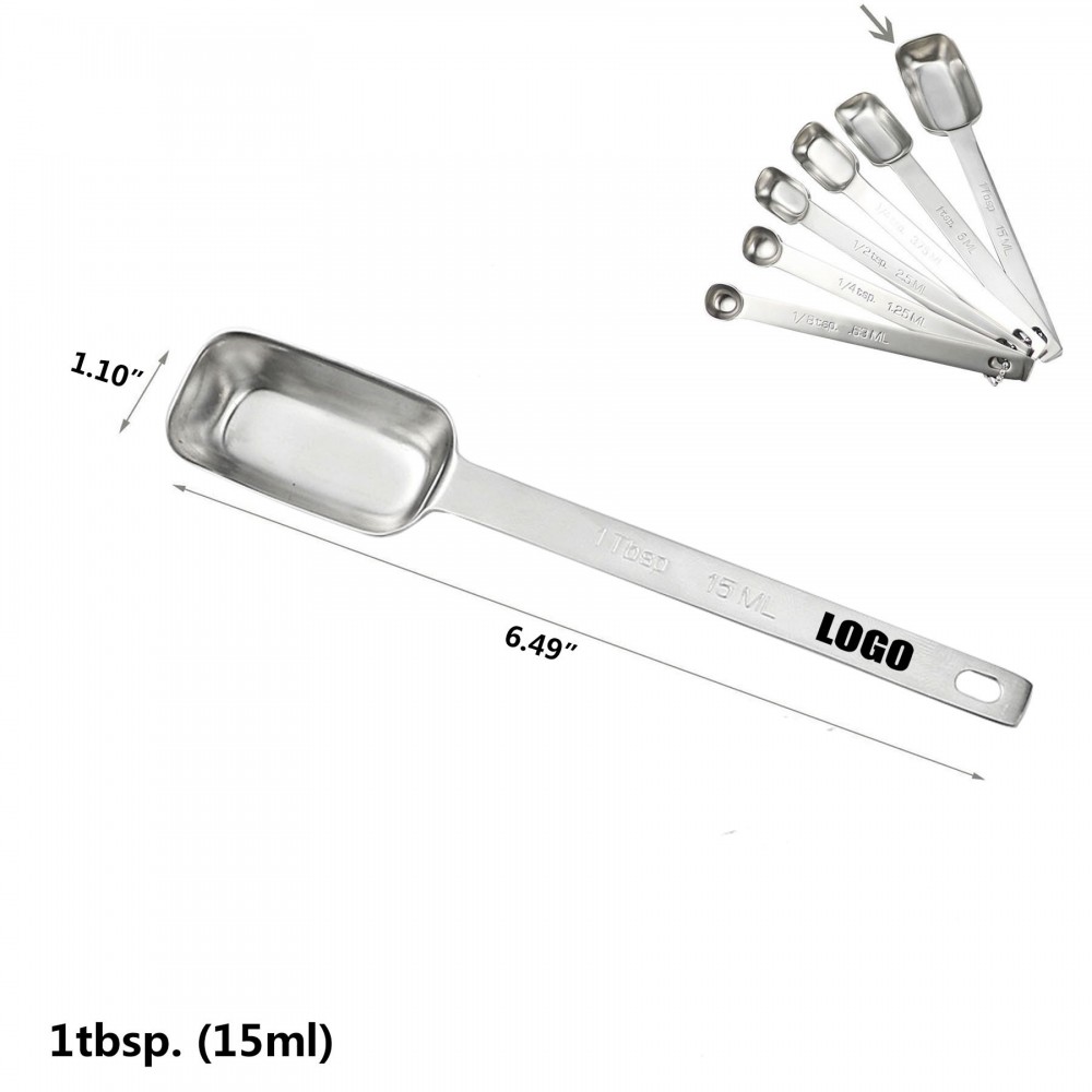 1TBSP. Stainless Steel Measuring Spoon with Logo