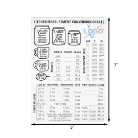 Personalized Magnetic Kitchen Measurement Guide
