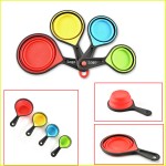 Silicone Measuring Spoons 4 Pieces with Logo
