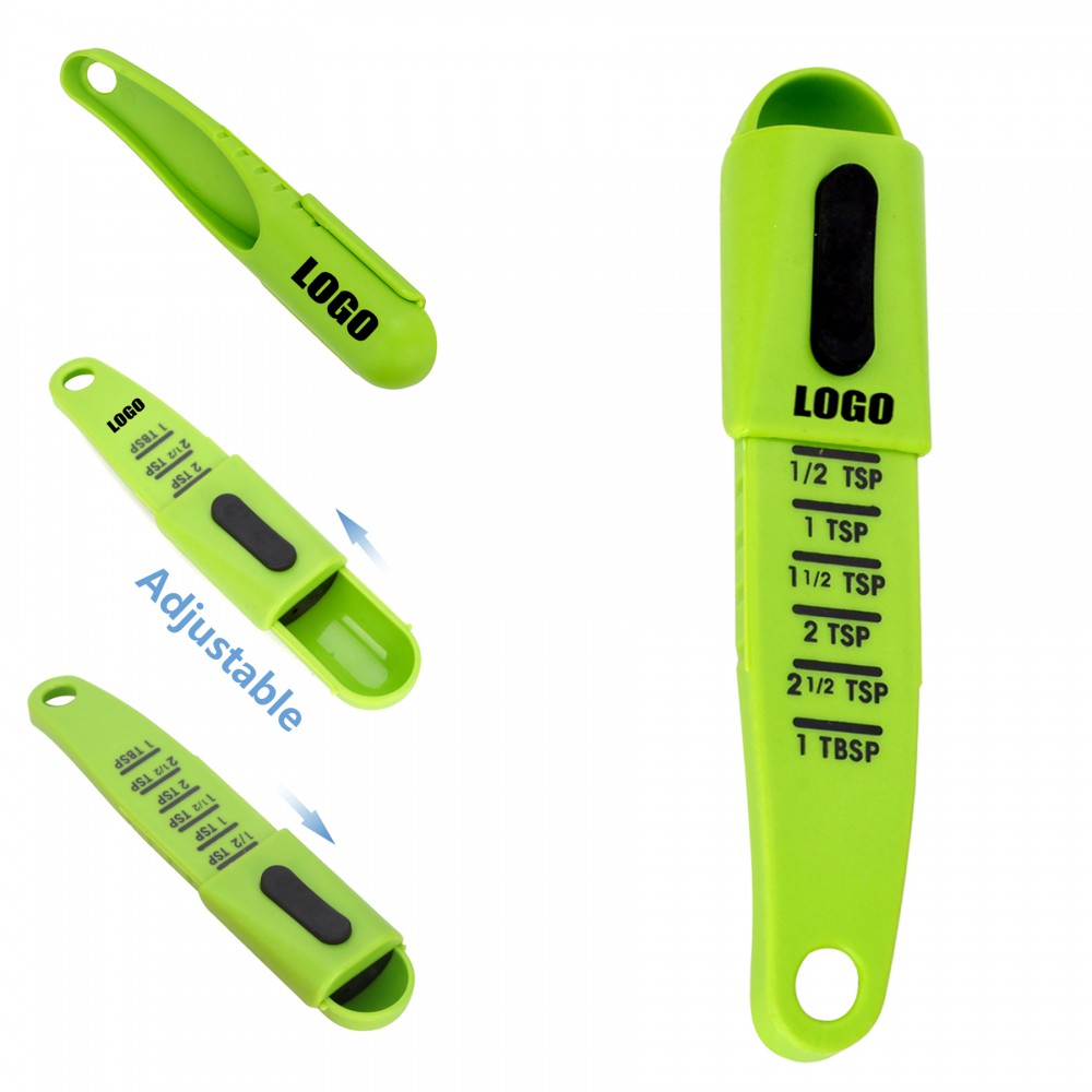 Adjustable Measuring Spoons with Logo