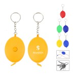 Promotional Oval Tape Measure Keychain (Economy Shipping)