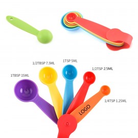 Promotional Assorted Color 5 IN 1 Measuring Spoon