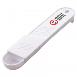 Multi-Measure Plastic Spoon with Logo  Multi-Measure Plastic Spoon with Logo