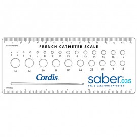 French Catheter Gauge with Logo