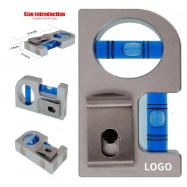 Logo Branded Convenient to Carry Solid Aluminum Alloy Mini Level Ruler