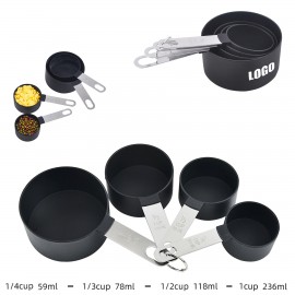 Personalized 4 IN 1 Steel Handle Measuring Cup