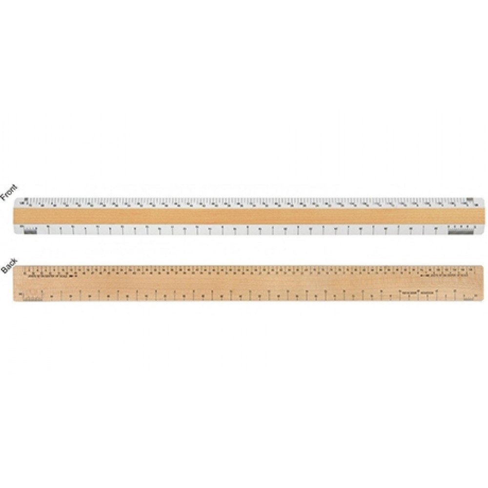Logo Branded Double Bevel Architectural Ruler / AJ Scale Group (18") Logo Branded Double Bevel Architectural Ruler / AJ Scale Group (18")