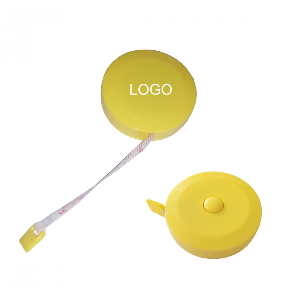 Logo Branded Retractable PVC Measuring Tape Dual Side Tailor Cloth Ruler