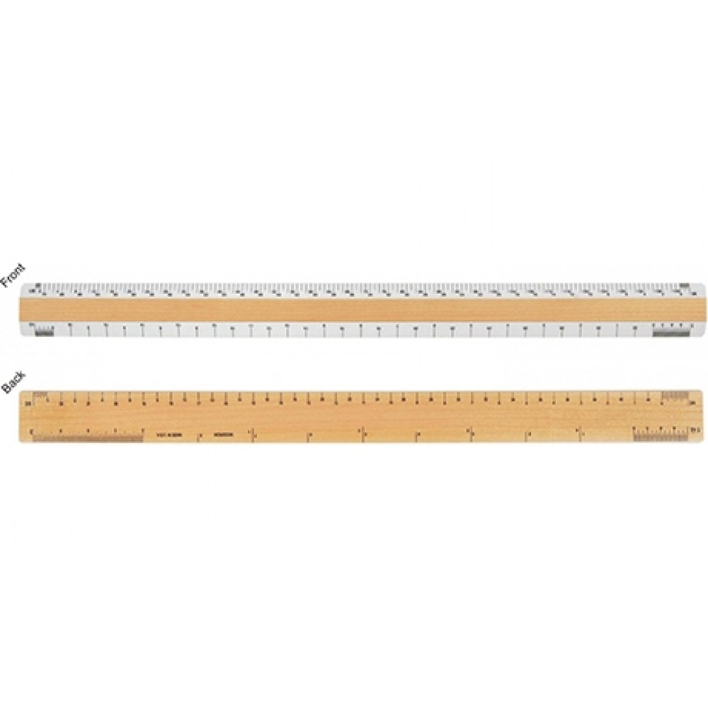 Double Bevel Architectural Ruler / A Scale Group (18") Logo Branded Double Bevel Architectural Ruler / A Scale Group (18") Logo Branded