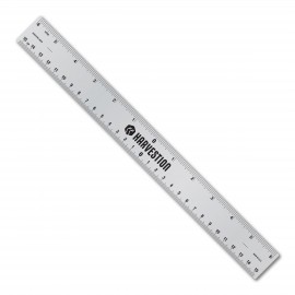 12" Aluminum Ruler with Center Finding Scales with Logo