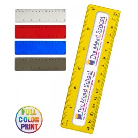 Personalized Translucent 6" Ruler - Full Color Print