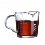 Logo Branded 70Ml Mini Glass Measuring Cup With Handle