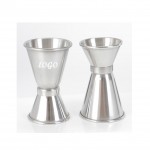 15ml & 30ml Stainless Steel Measure Cup Double Jigger with Logo