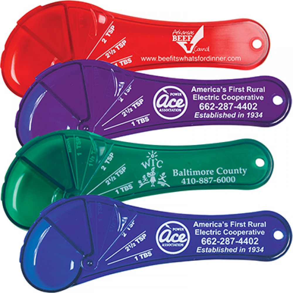Logo Branded 5-in-1 Measuring Spoon (1 to 3 Teaspoon)