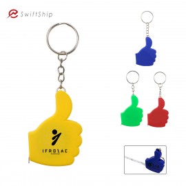 Customized Thumb Keychain Tape Measure  Customized Thumb Keychain Tape Measure