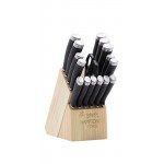 Hampton Forge Epicure 17 Piece Cutlery Block Set with Logo