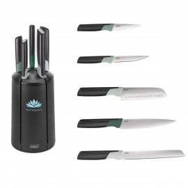 Custom Joseph Joseph Elevate Green Knives Carousel Set