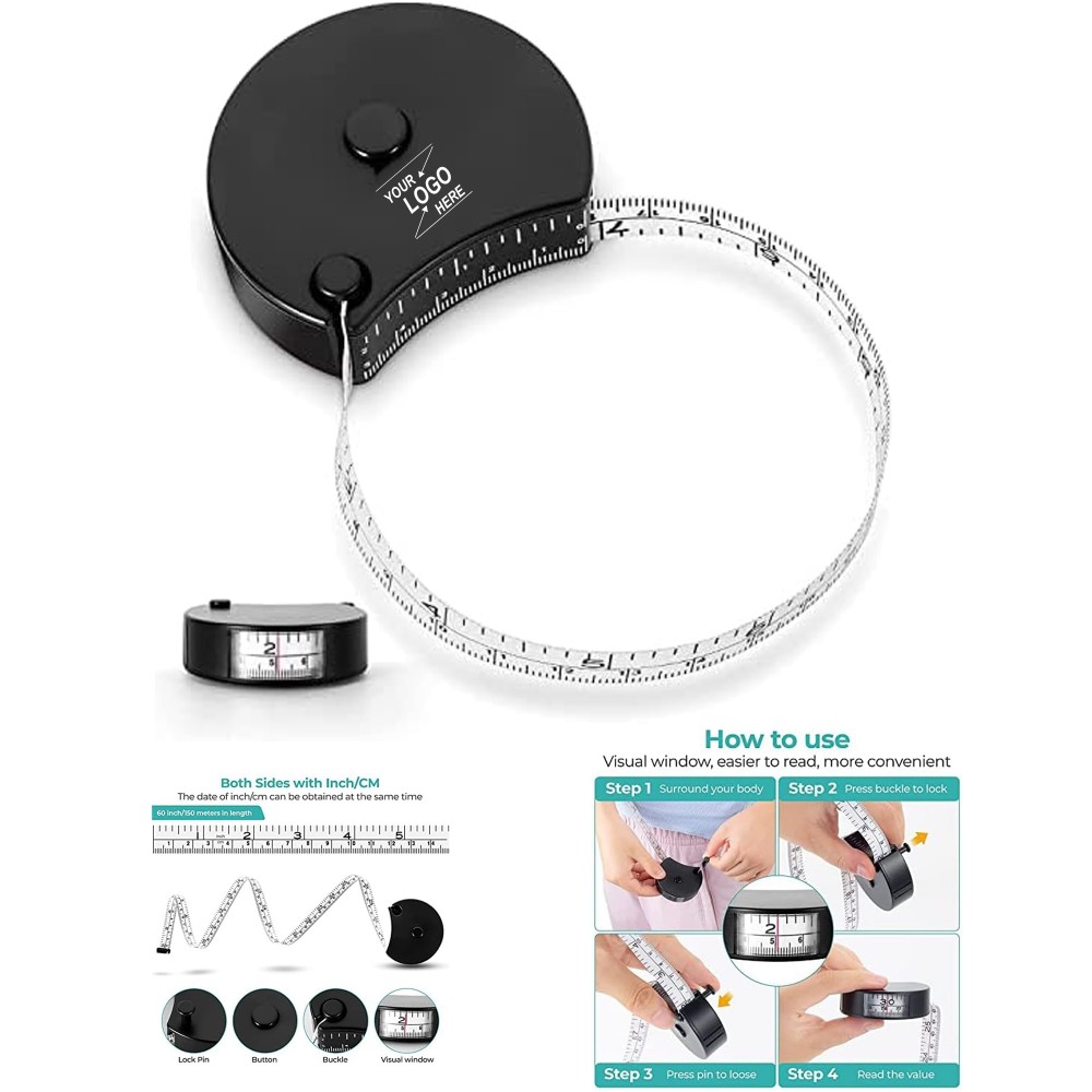 Personalized Auto Retractable Tape Measure