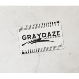 Crack Width Gauge Card with Logo  Crack Width Gauge Card with Logo