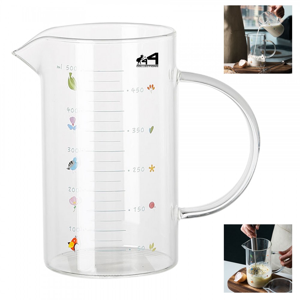 17 Oz Cute Graduated Measuring Cup with Logo