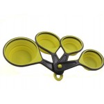 Customized Set of 4 Collapsible Silicone Measuring Cups