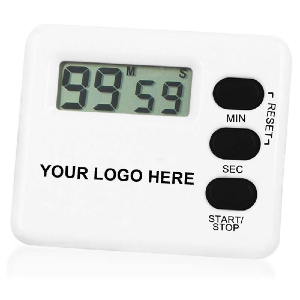 Mini LCD Digital Kitchen Timer Logo Branded Mini LCD Digital Kitchen Timer Logo Branded