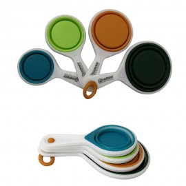 Silicone Measuring Cups with Logo