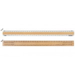 Promotional Double Bevel Architectural Ruler / AJJ Scale Group (18")