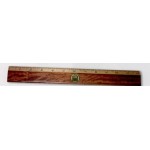Rosewood Finish and Maple Ruler with Logo